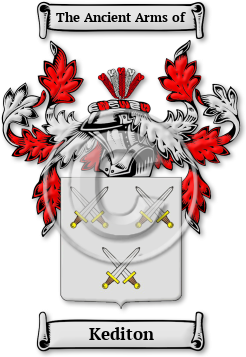 Kediton Family Crest Download (jpg) Legacy Series - 150 DPI