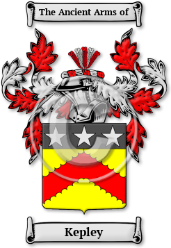 Kepley Family Crest Download (jpg) Legacy Series - 150 DPI