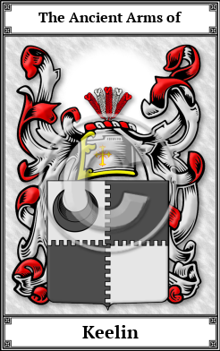 Keelin Family Crest Download (JPG)  Book Plated - 150 DPI