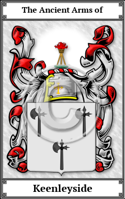 Keenleyside Family Crest Download (JPG)  Book Plated - 150 DPI