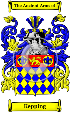 Kepping Family Crest Download (JPG) Heritage Series - 600 DPI