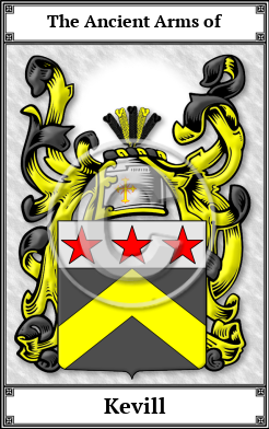 Kevill Family Crest Download (JPG)  Book Plated - 150 DPI