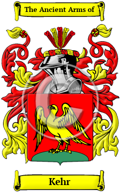 Kehr Family Crest Download (JPG) Heritage Series - 600 DPI