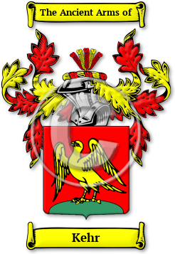Kehr Family Crest Download (jpg) Legacy Series - 150 DPI