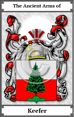 Keefer Family Crest Download (JPG)  Book Plated - 150 DPI