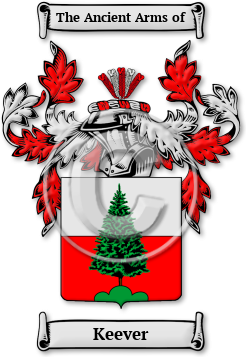 Keever Family Crest Download (jpg) Legacy Series - 150 DPI