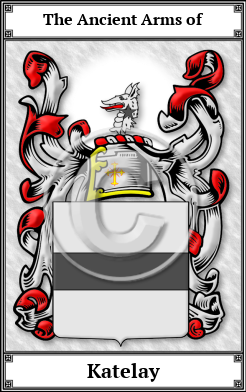 Katelay Family Crest Download (JPG)  Book Plated - 150 DPI