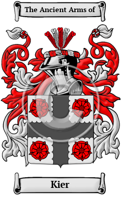 Kier Family Crest Download (jpg) Heritage Series - 150 DPI