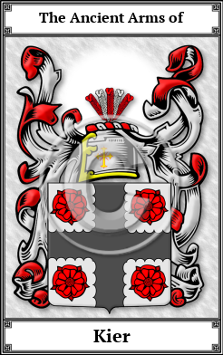 Kier Family Crest Download (JPG)  Book Plated - 150 DPI