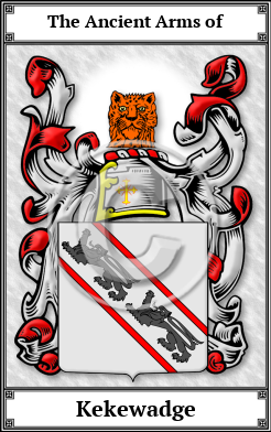 Kekewadge Family Crest Download (JPG)  Book Plated - 150 DPI