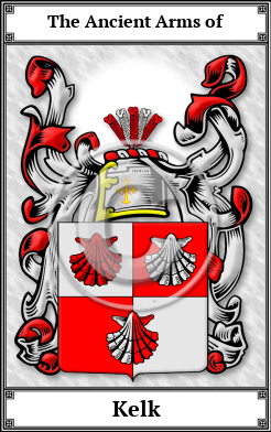 Kelk Family Crest Download (JPG) Book Plated - 600 DPI