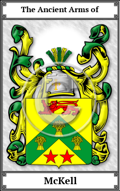 McKell Family Crest Download (JPG)  Book Plated - 150 DPI