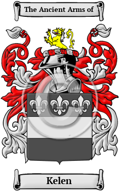 Kelen Family Crest Download (JPG) Heritage Series - 600 DPI