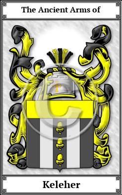 Keleher Family Crest Download (JPG)  Book Plated - 150 DPI
