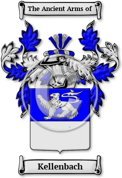 Kellenbach Family Crest Download (jpg) Legacy Series - 150 DPI