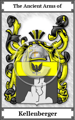 Kellenberger Family Crest Download (JPG)  Book Plated - 150 DPI