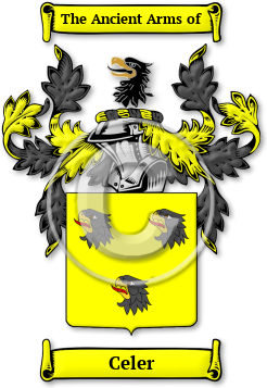 Celer Family Crest Download (JPG) Legacy Series - 600 DPI