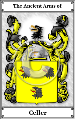 Celler Family Crest Download (JPG)  Book Plated - 150 DPI