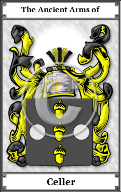 Celler Family Crest Download (JPG) Book Plated - 600 DPI