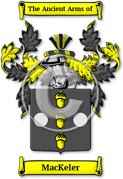 MacKeler Family Crest Download (JPG) Legacy Series - 600 DPI