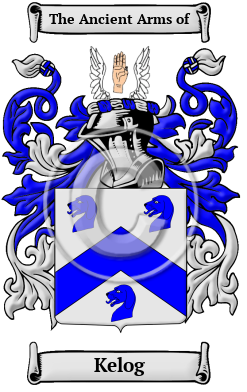 Kelog Family Crest/Coat of Arms