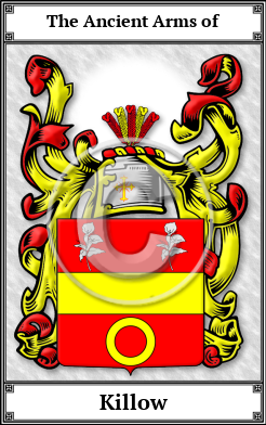 Killow Family Crest Download (JPG)  Book Plated - 150 DPI