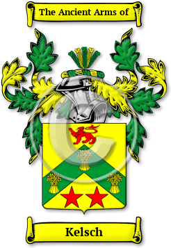 Kelsch Family Crest Download (JPG) Legacy Series - 600 DPI