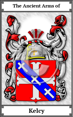 Kelcy Family Crest Download (JPG)  Book Plated - 150 DPI