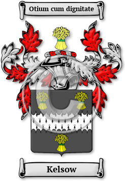 Kelsow Family Crest Download (jpg) Legacy Series - 150 DPI