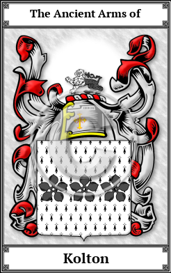 Kolton Family Crest Download (JPG) Book Plated - 600 DPI