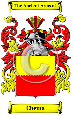 Chema Family Crest Download (JPG) Heritage Series - 600 DPI