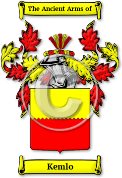 Kemlo Family Crest Download (jpg) Legacy Series - 150 DPI