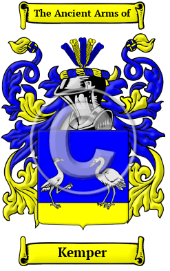 Kemper Family Crest/Coat of Arms