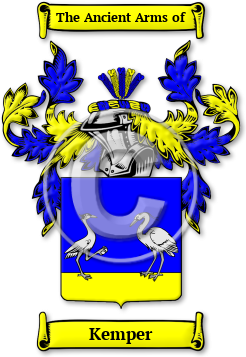 Kemper Family Crest Download (jpg) Legacy Series - 150 DPI