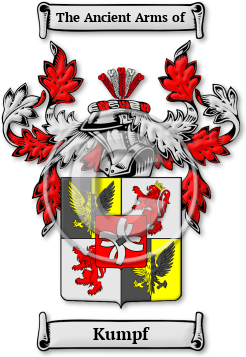 Kumpf Family Crest Download (jpg) Legacy Series - 150 DPI