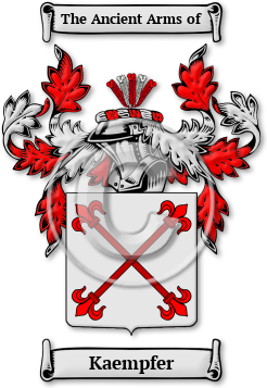 Kaempfer Family Crest Download (JPG) Legacy Series - 600 DPI
