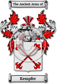 Kempfer Family Crest Download (jpg) Legacy Series - 150 DPI