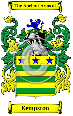 Kempston Family Crest/Coat of Arms
