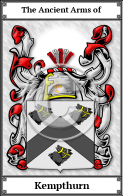 Kempthurn Family Crest Download (JPG) Book Plated - 600 DPI