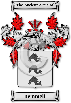 Kemmell Family Crest Download (jpg) Legacy Series - 150 DPI