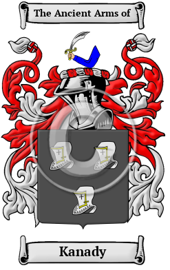 Kanady Family Crest Download (JPG) Heritage Series - 600 DPI