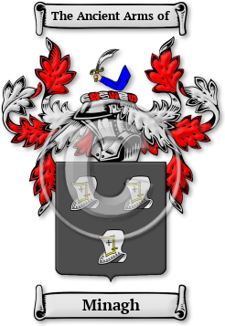 Minagh Family Crest Download (JPG) Legacy Series - 600 DPI
