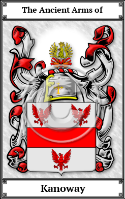 Kanoway Family Crest Download (JPG) Book Plated - 600 DPI