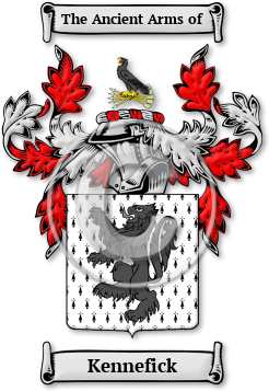 Kennefick Family Crest Download (jpg) Legacy Series - 150 DPI