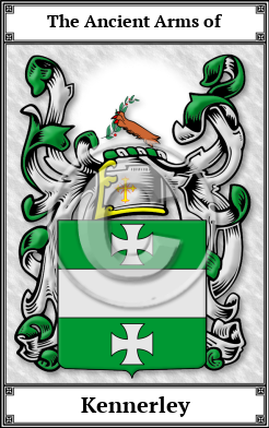 Kennerley Family Crest Download (JPG) Book Plated - 600 DPI