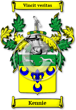 Kennie Family Crest Download (jpg) Legacy Series - 150 DPI