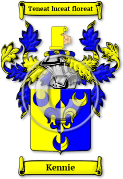 Kennie Family Crest Download (jpg) Legacy Series - 150 DPI