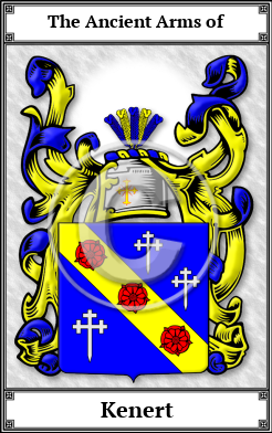 Kenert Family Crest Download (JPG)  Book Plated - 150 DPI