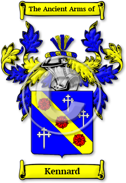 Kennard Family Crest Download (jpg) Legacy Series - 150 DPI
