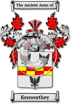 Kenworthey Family Crest Download (jpg) Legacy Series - 150 DPI
